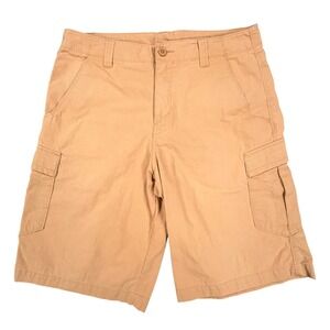 The North Face Cargo Shorts Mens 32 British Khaki Tan Tekware Hiking Outdoor